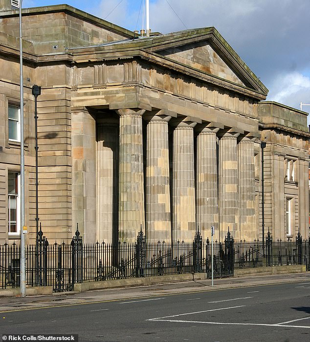In Hogg's case, Judge Lord Lake said rape was 'one of the most serious crimes' and that the victim's age and vulnerabilities were 'aggravating factors'. However, he told Hogg: 'I have to consider your liability and have regard to your age as a factor.' Pictured: The High Court in Glasgow, Scotland