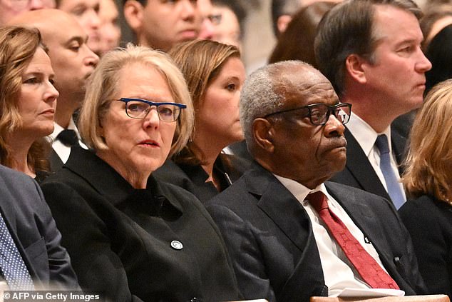 Democrats argue that comments and actions taken by Justice Thomas' wife Ginni Thomas 'raise serious questions' about her husband's 'ability to be or even to appear impartial in any cases before the Supreme Court involving the 2020 election and the January 6th insurrection'
